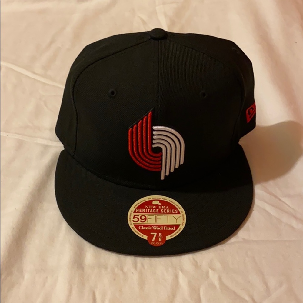 💯🔥Authentic Fitted NBA Portland Trail Blz Cap